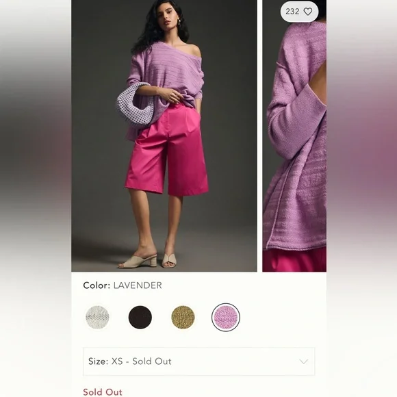 NWT Anthropologie Pilcro Oversized Sweater Tunic - Picture 2 of 11